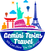 Gemini Twins Travel Logo